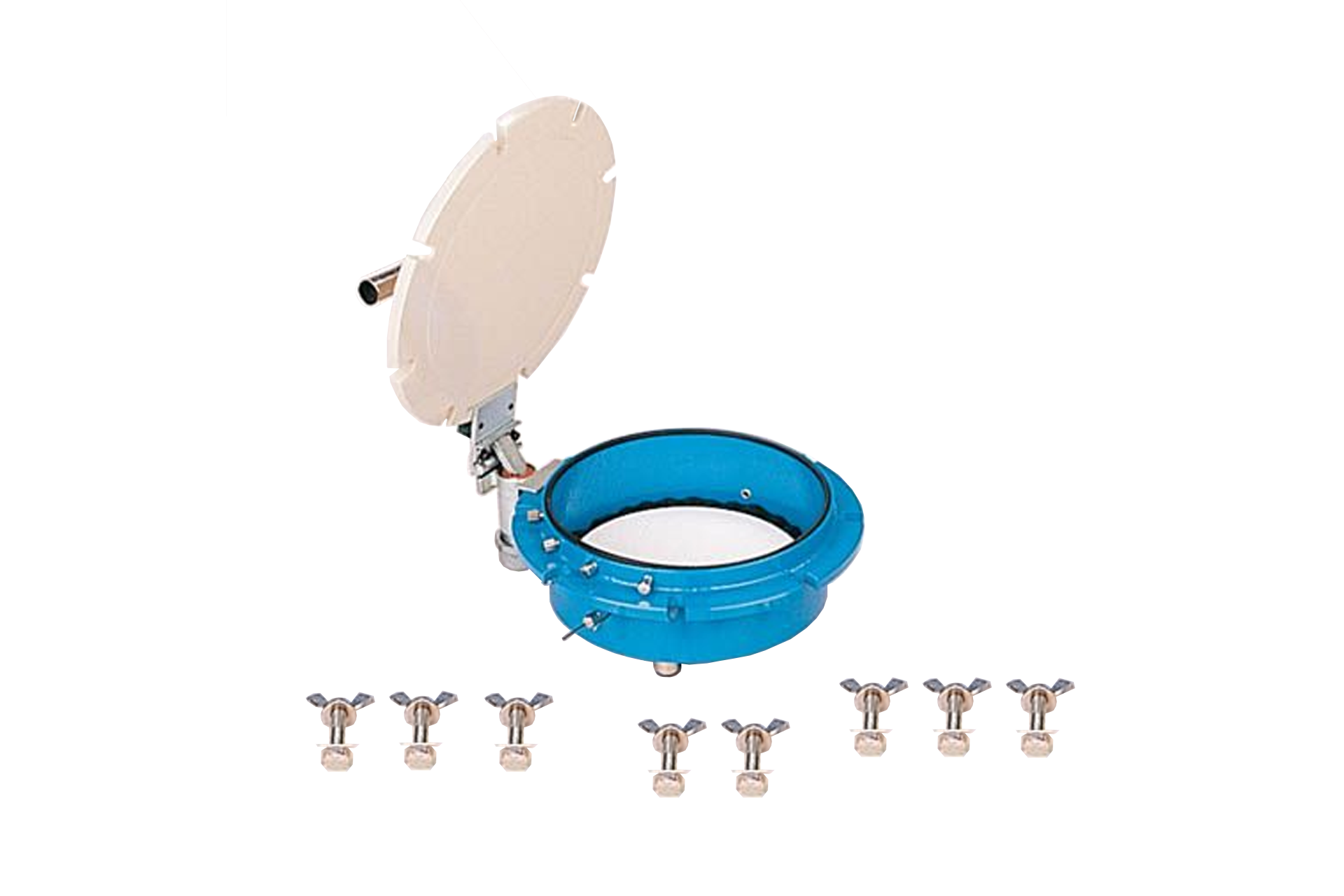 Set For pF Determination With Ceramic Plates 15 Bar Extractor