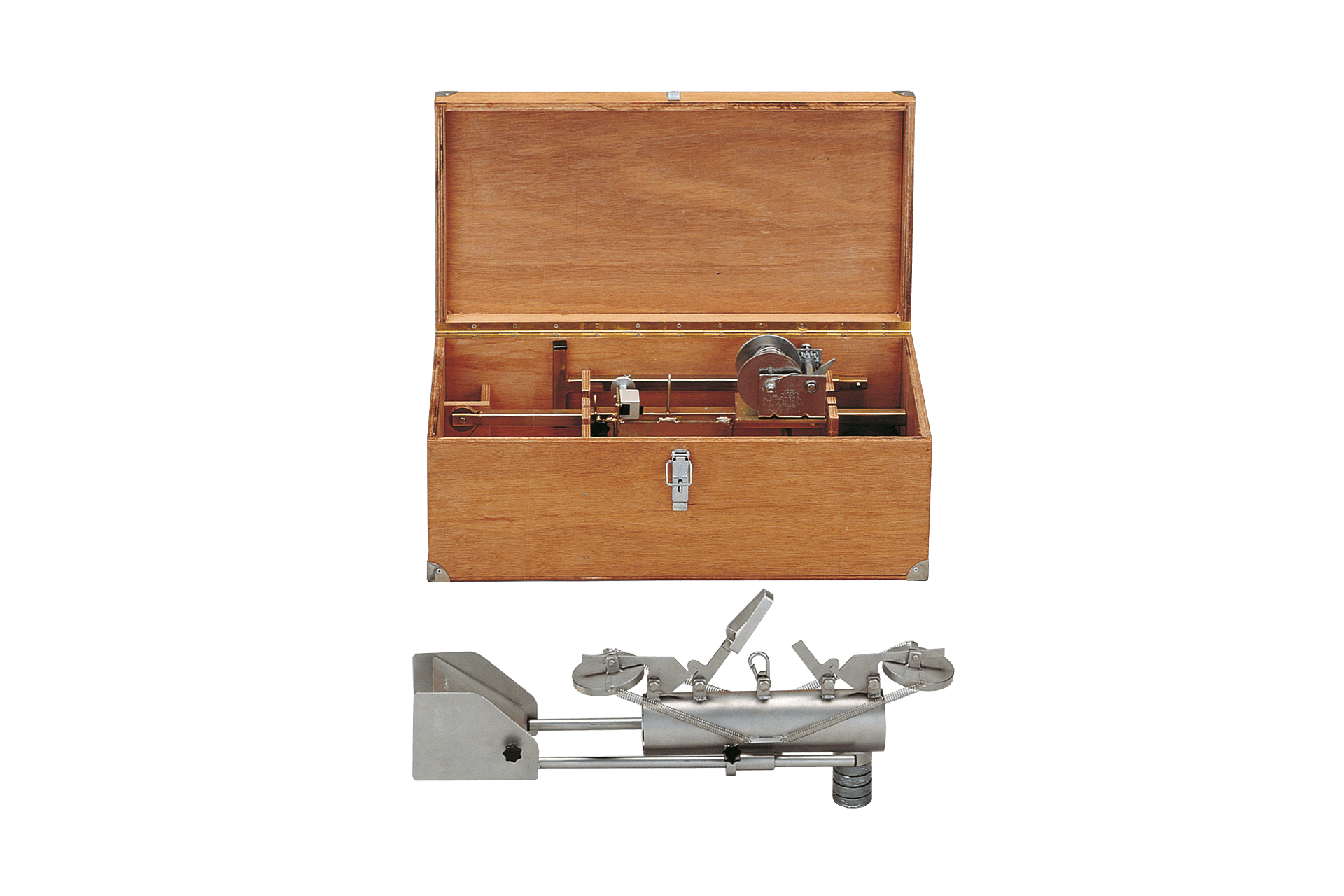 Watersampler Watertrap, for use in running water