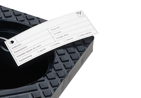 Monitoring well labels