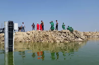 Water quality monitoring Royal Eijkelkamp in Azerbaijan