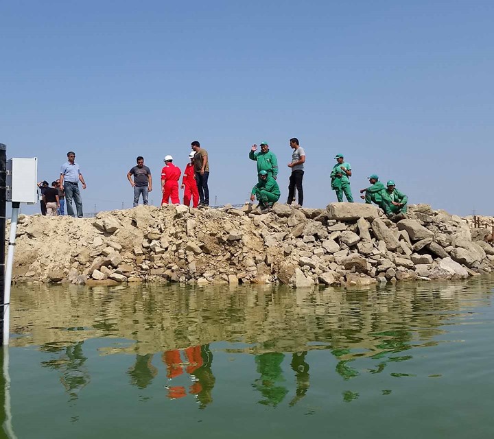 Water quality monitoring Royal Eijkelkamp in Azerbaijan