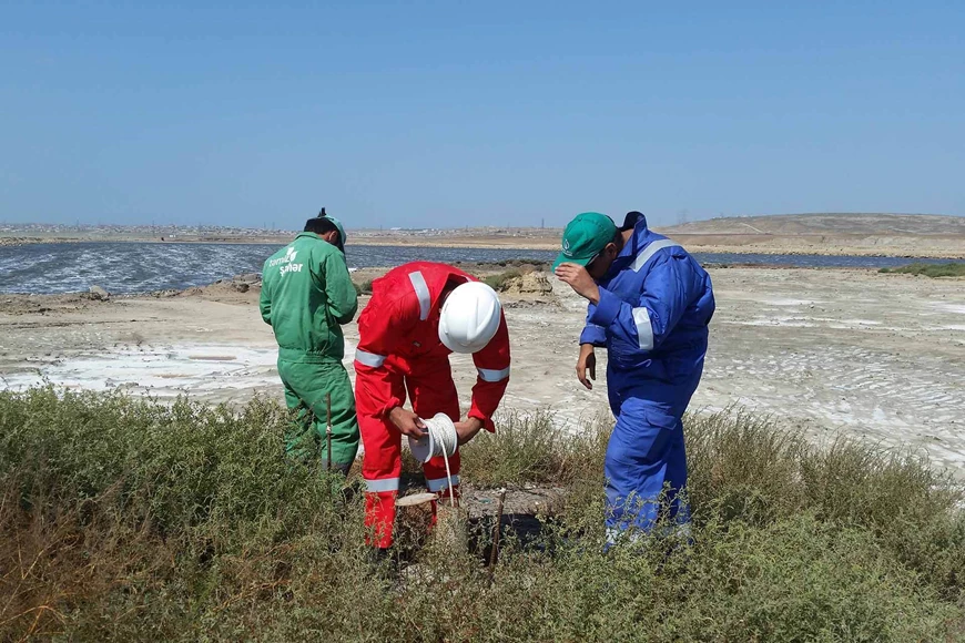 Water quality monitoring Royal Eijkelkamp in Azerbaijan