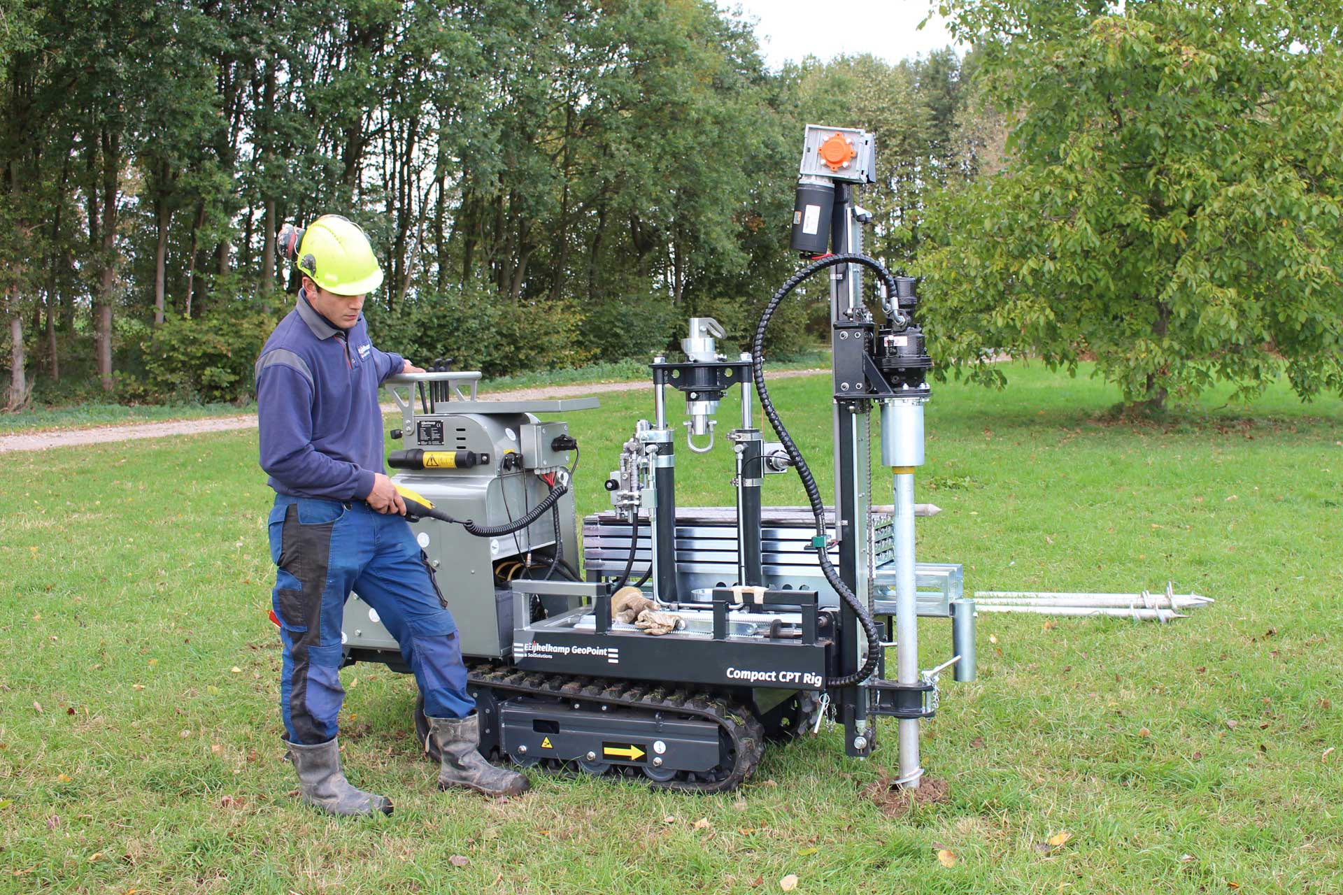 Compact Crawler CPT130 - Installing the anchors
