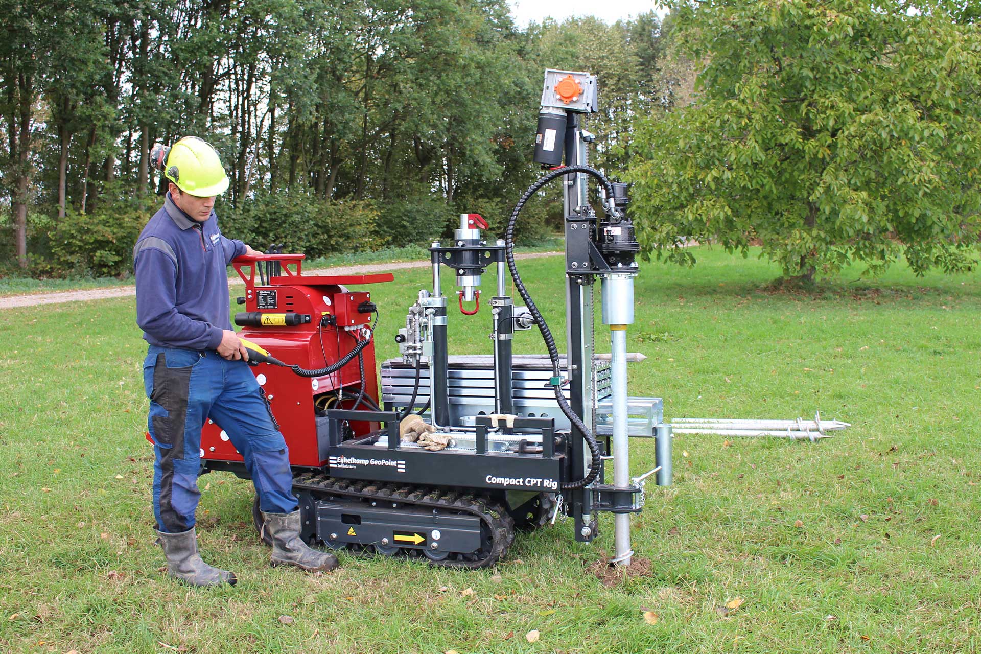 Compact Crawler CPT130 - Installing the anchors