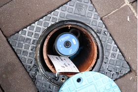Digitaal Grondwatermeetnet Doetinchem modem in peilbuis