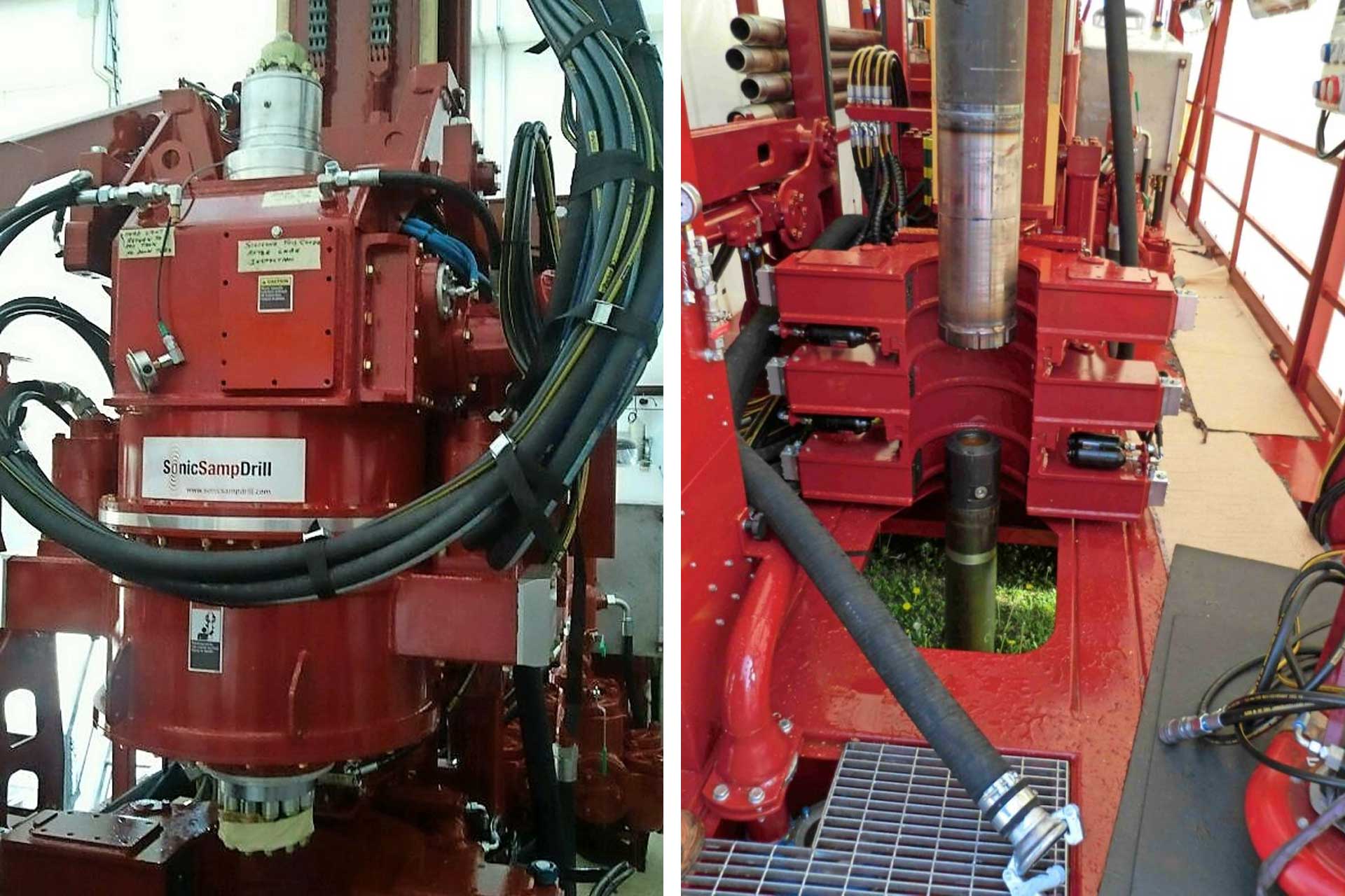 LRS sonic drill rig