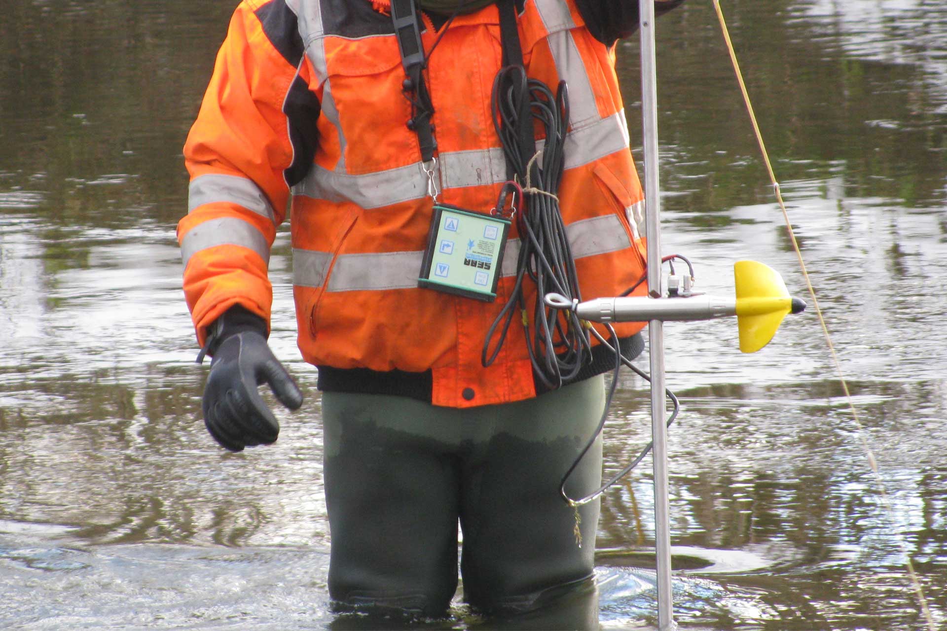 Using the Current velocity meter