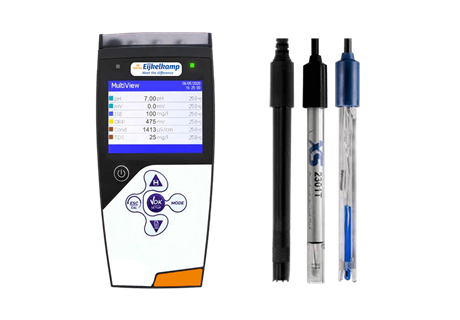 pH/EC/zuurstof meter set