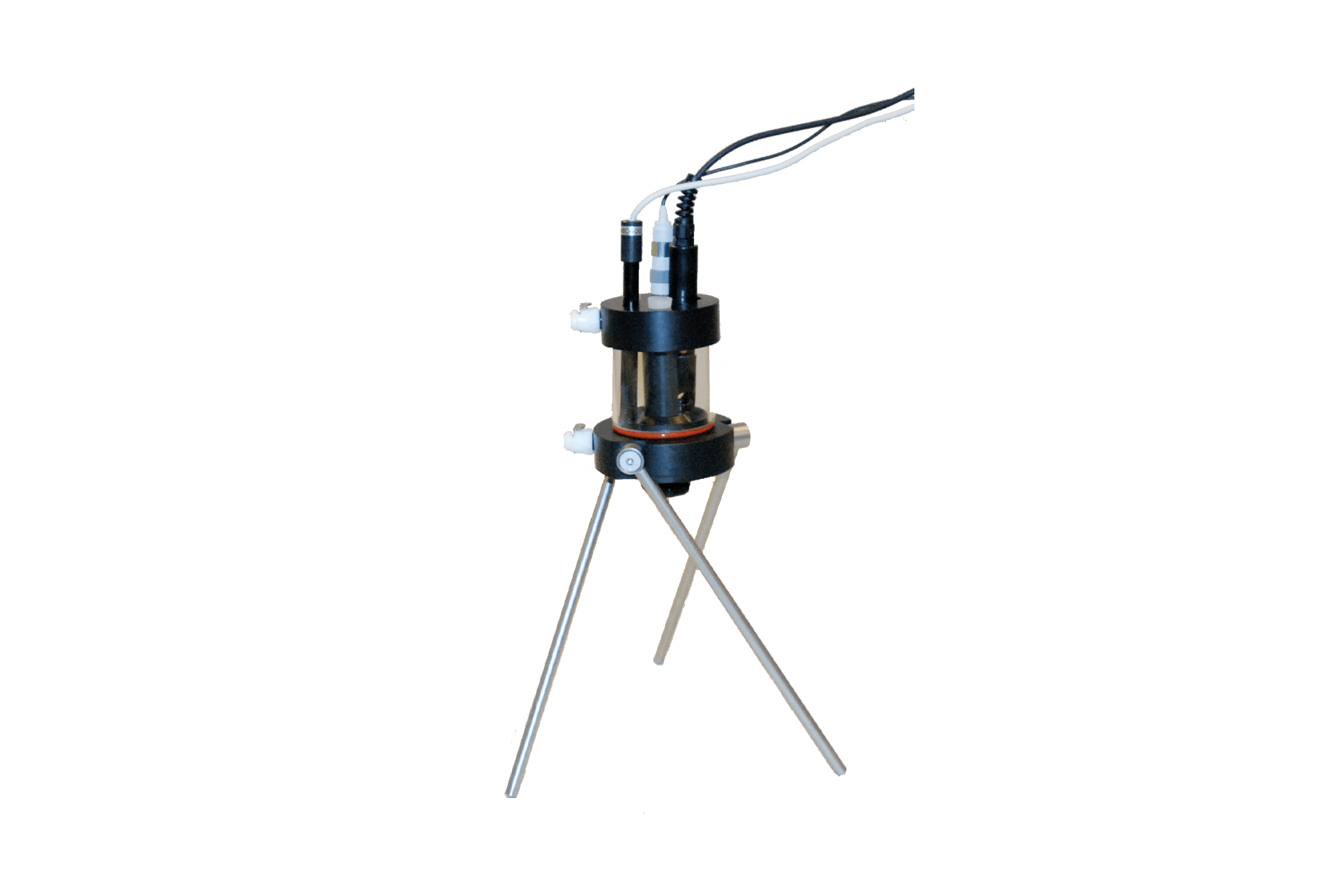 Flow-through cell, compact version