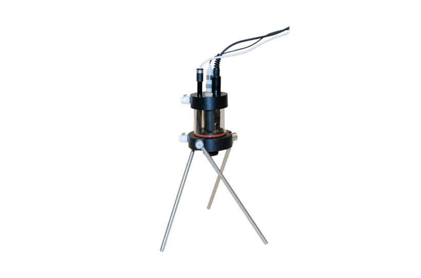 Flow-through cell, compact version