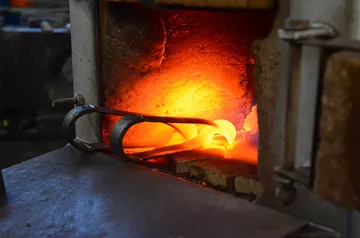 Edelman augers in the forge