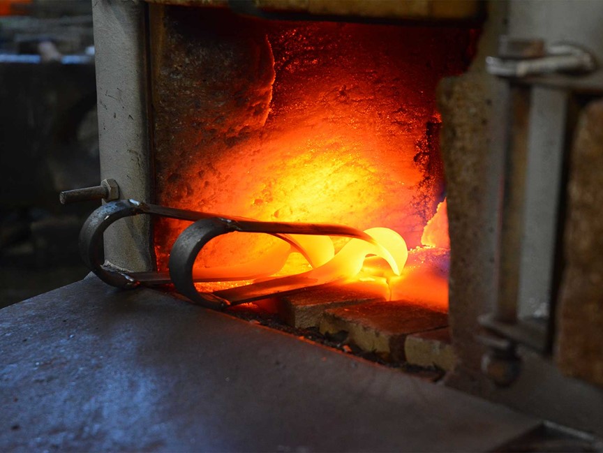 Edelman augers in the forge