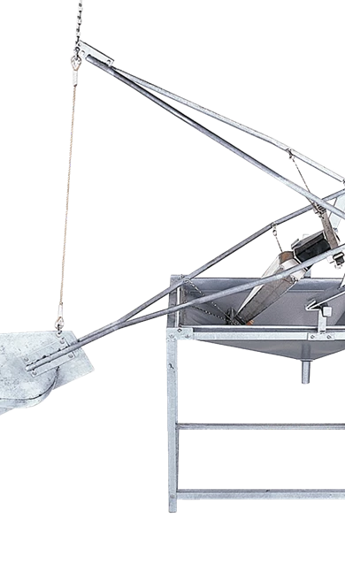 Bed load transportmeter Arnhem, for coarse sand and fine gravel