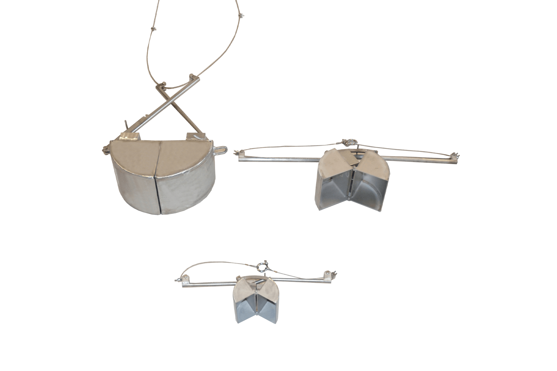 Van Veen bodemhapper - vier formaten