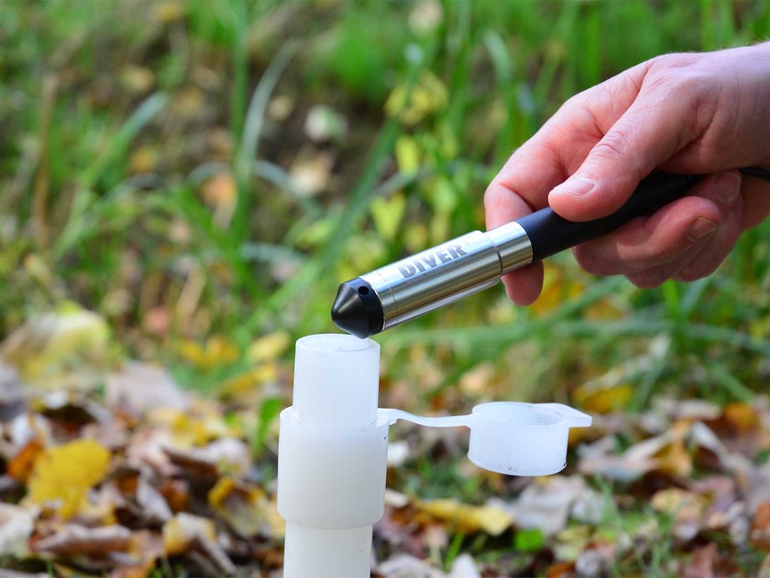 Using a Diver water level logger