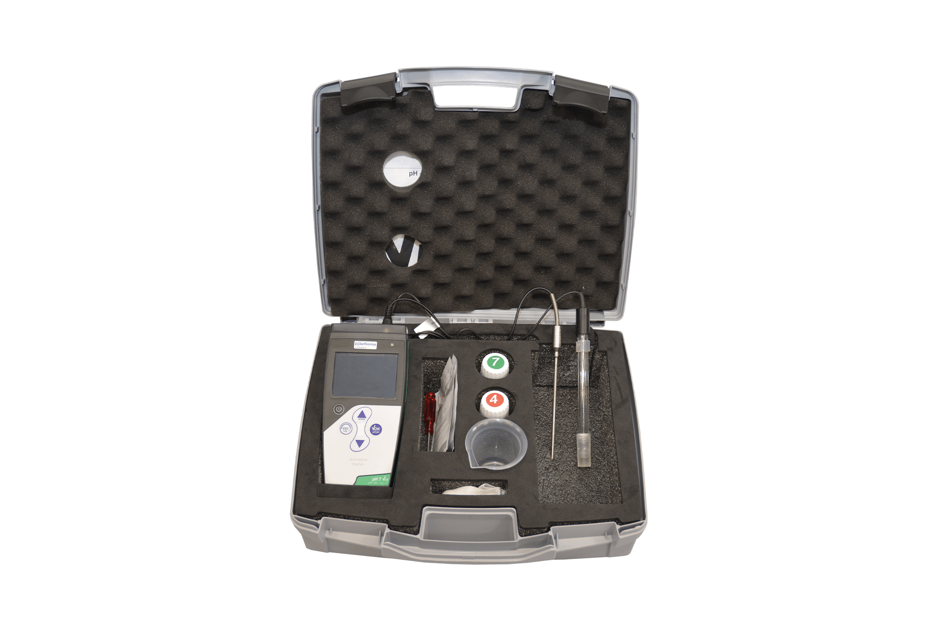 pH meter set for water