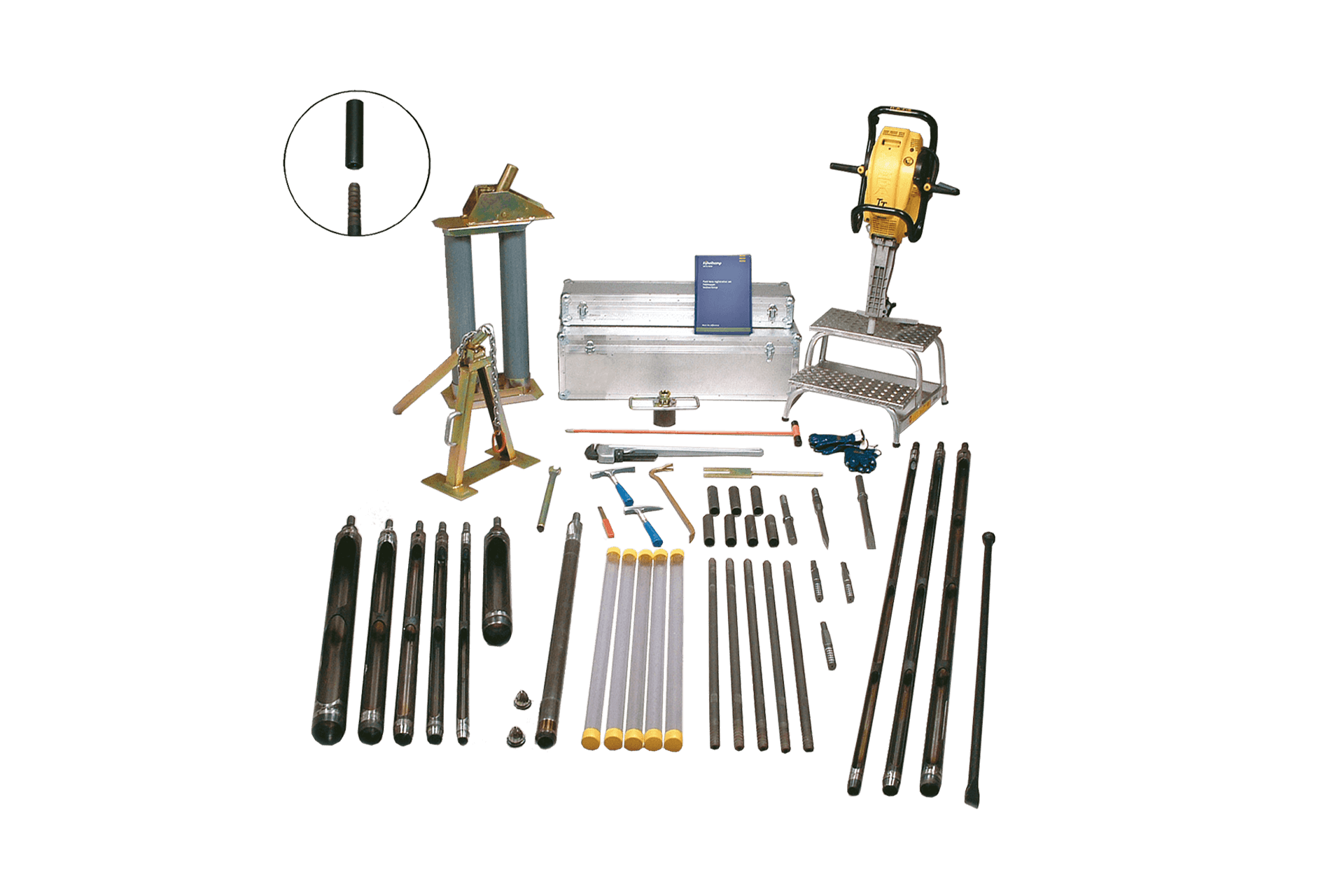 Percussion drilling set - hammer Cobra TT, RD32