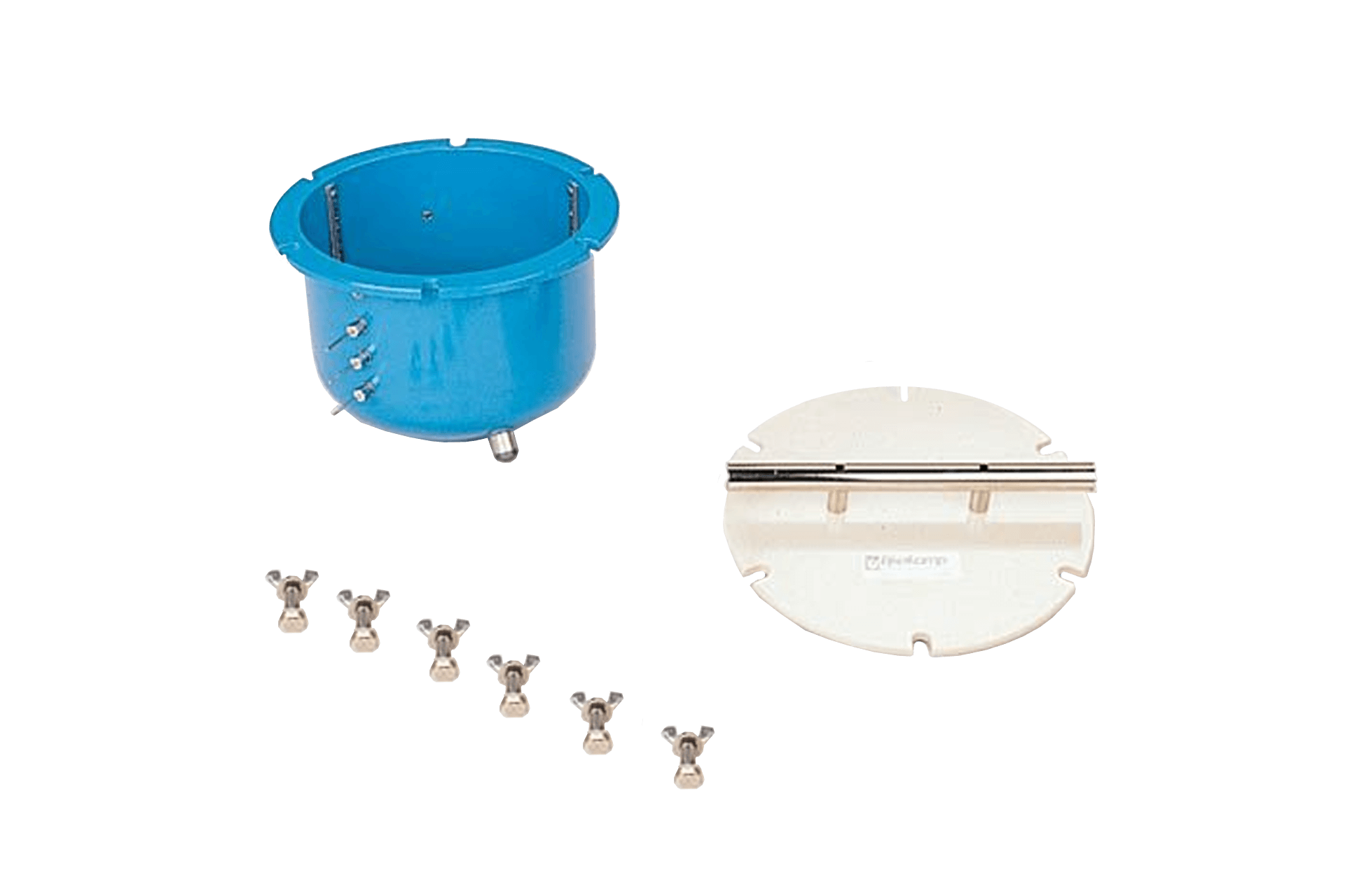 Set For pF Determination With Ceramic Plates 5 Bar Extractor