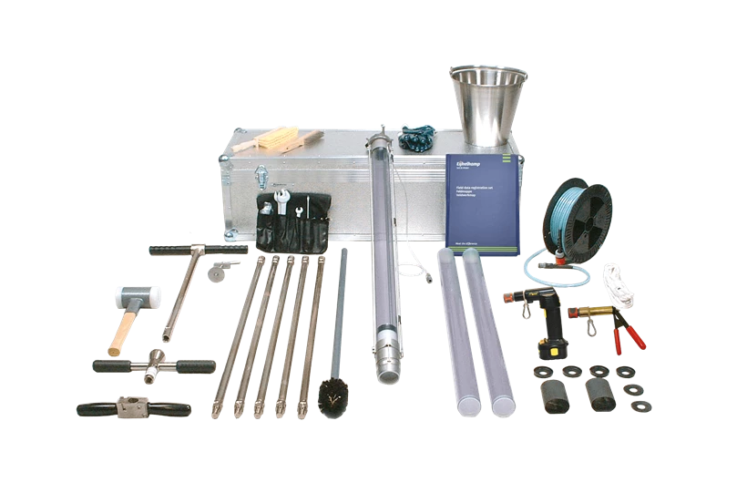 Beeker sediment core sampler, standard set