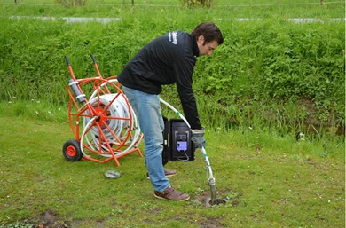 Submersible MP1 pump used in the field