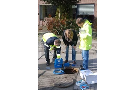 Gemeente Bergen Sedimentonderzoek Riool debietmeter plaatsen