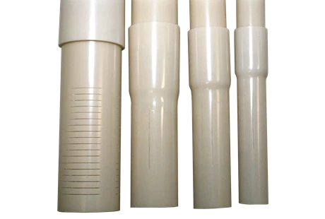 PVC pipe with connection mouth