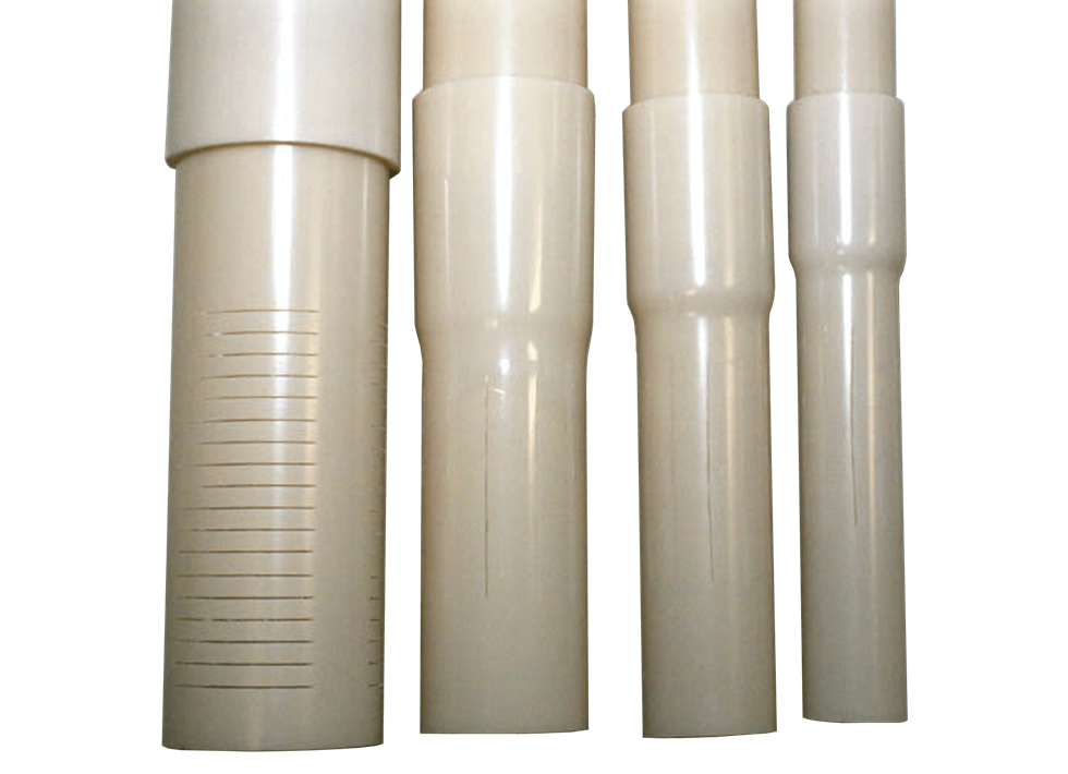 PVC peilbuis met mof verbinding