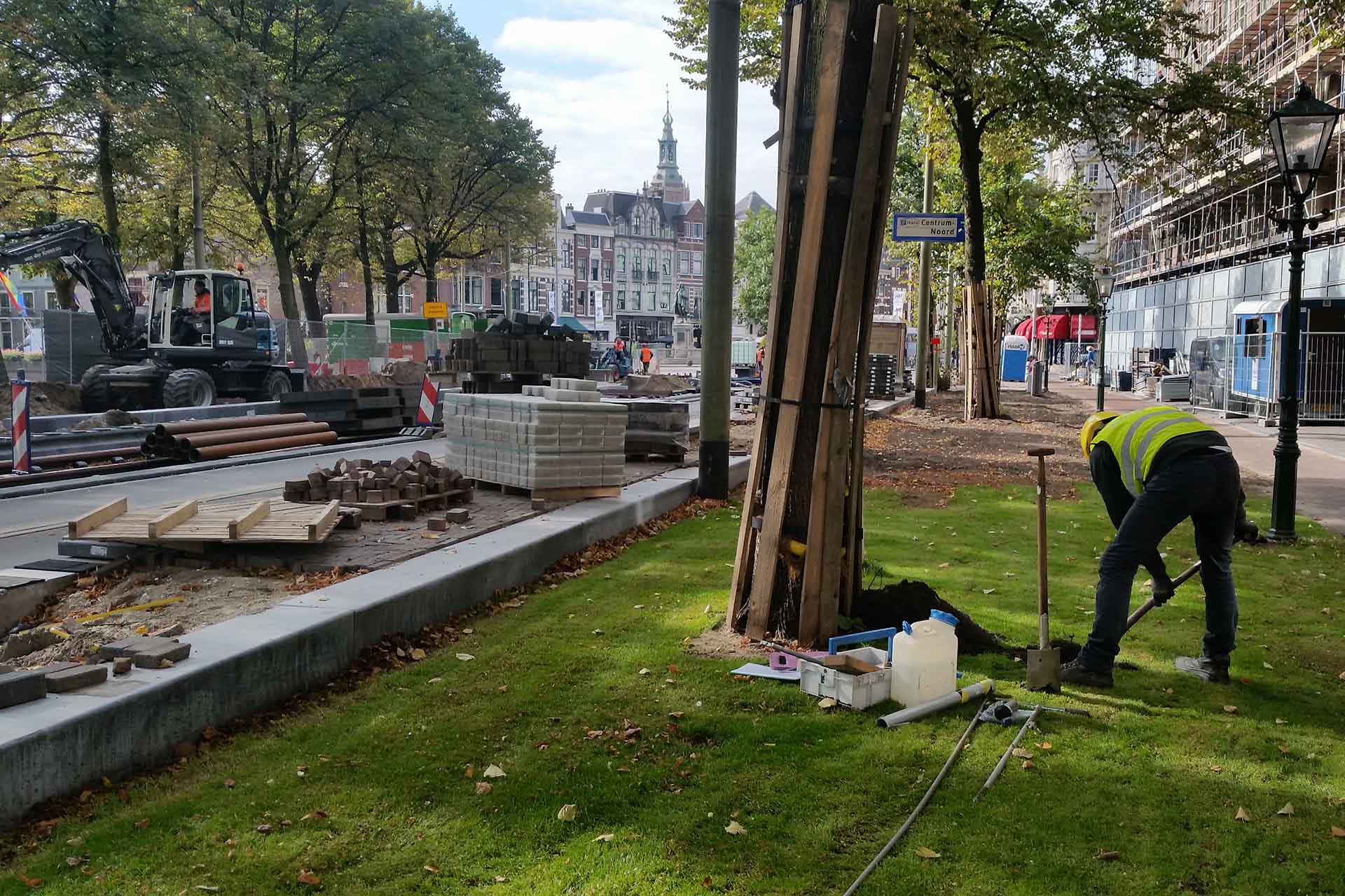 LoRa Bodemvochtmeetnet Den Haag peilbuis plaatsen