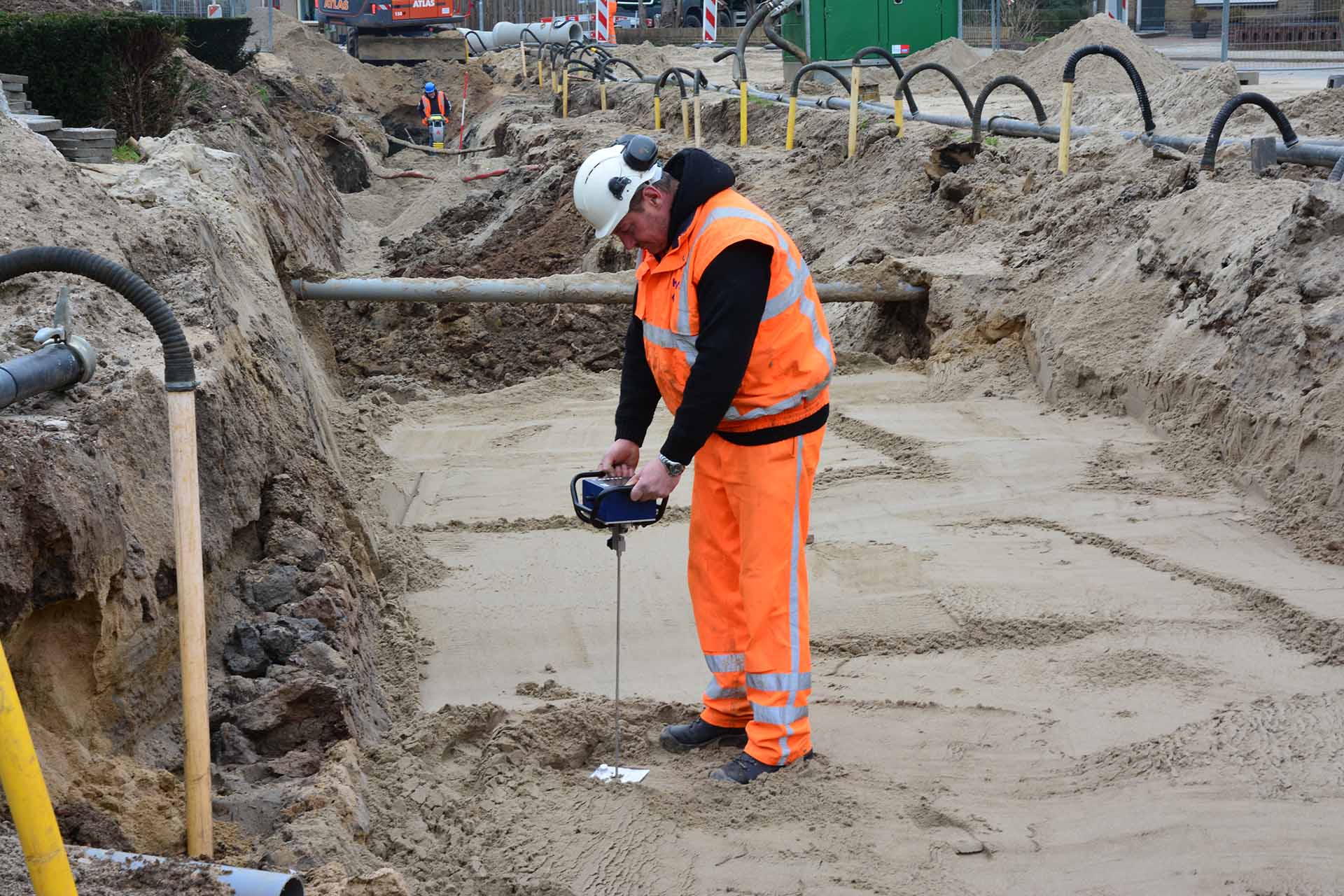 Trafficability of construction sites Penetrologger Royal Eijkelkamp