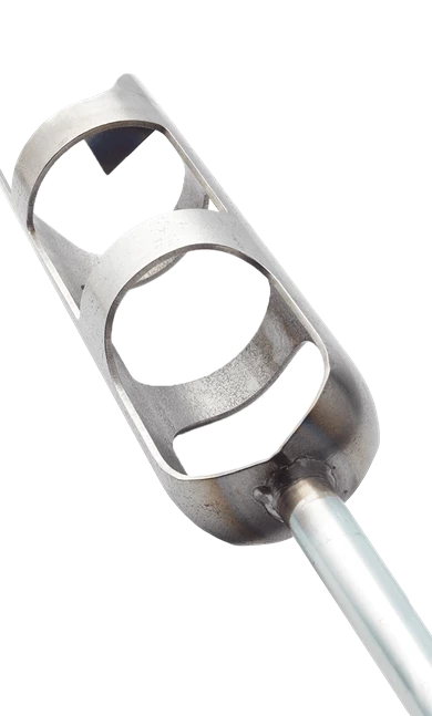 Hogweed auger, detailed view