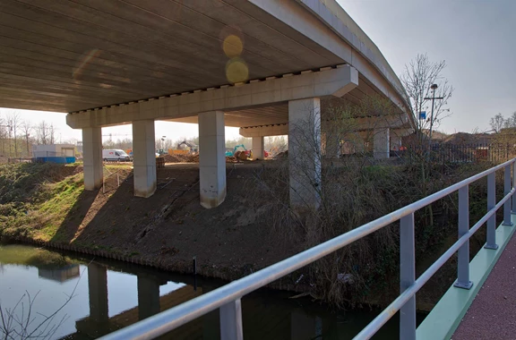 Monitoringsnetwerk Noorderbrug Maastricht brug