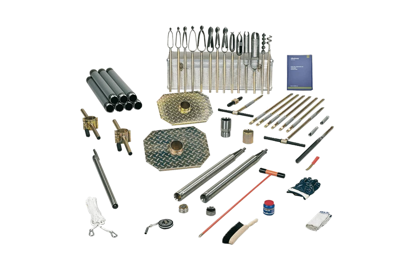 Edelman hand bailer auger set, bayonet connection