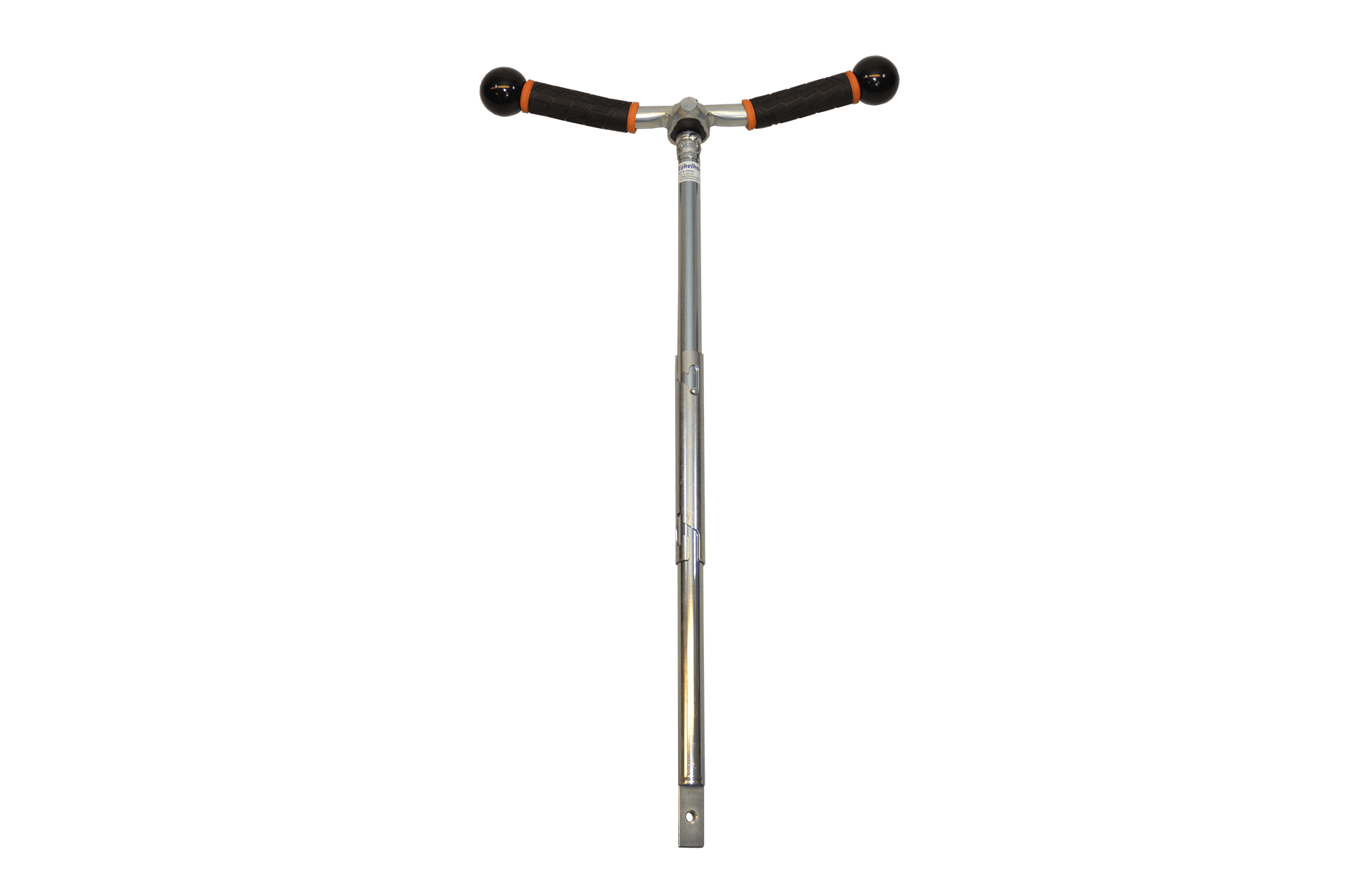 Auger handle with ratcher and bayonet connection