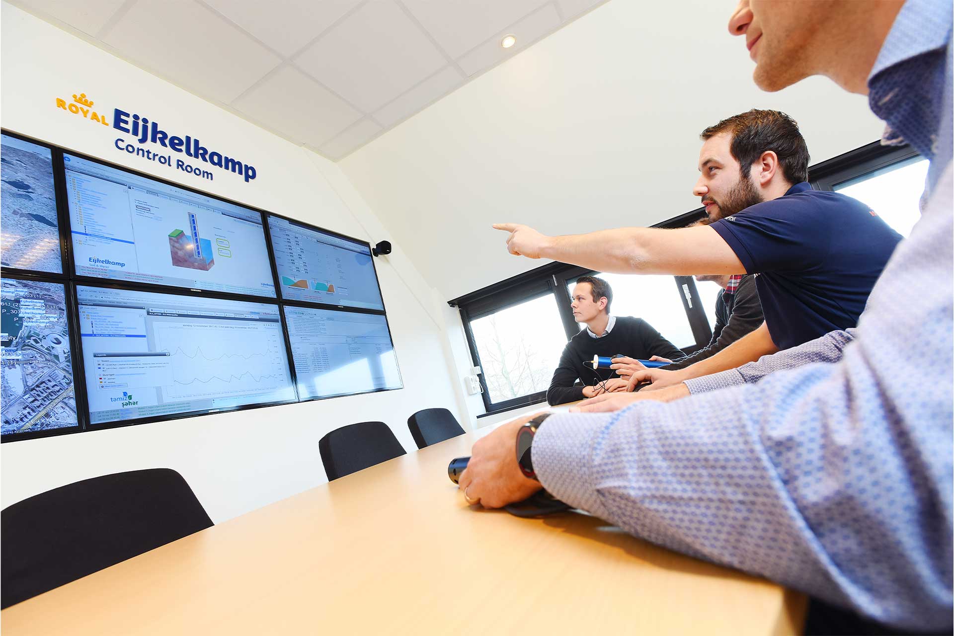 Royal Eijkelkamp Control Room for data monitoring