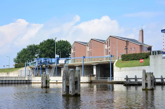 The Colijn Pumping Station of the regional water authority Zuiderzeeland in The Netherlands