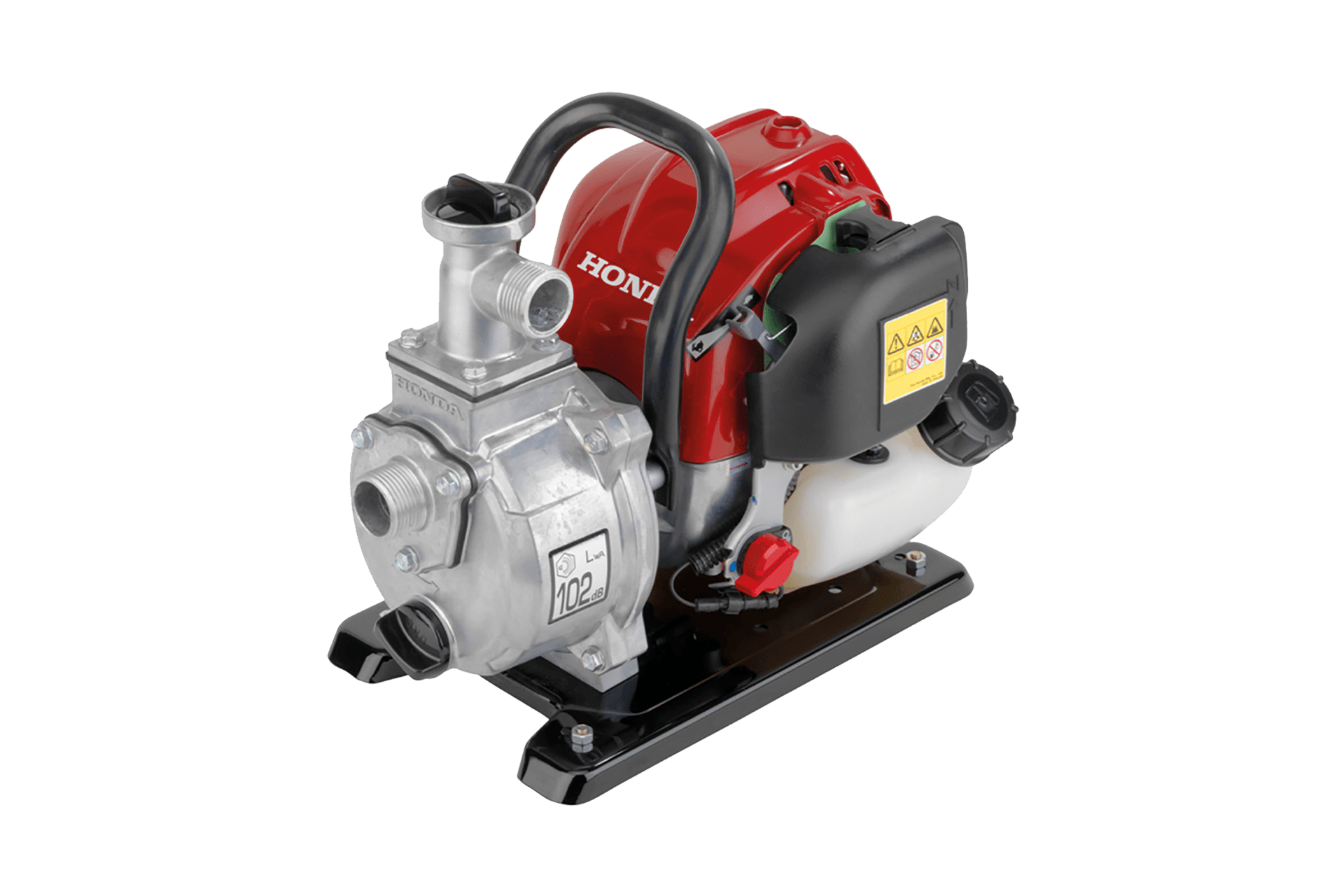 Water pump with combustion engine