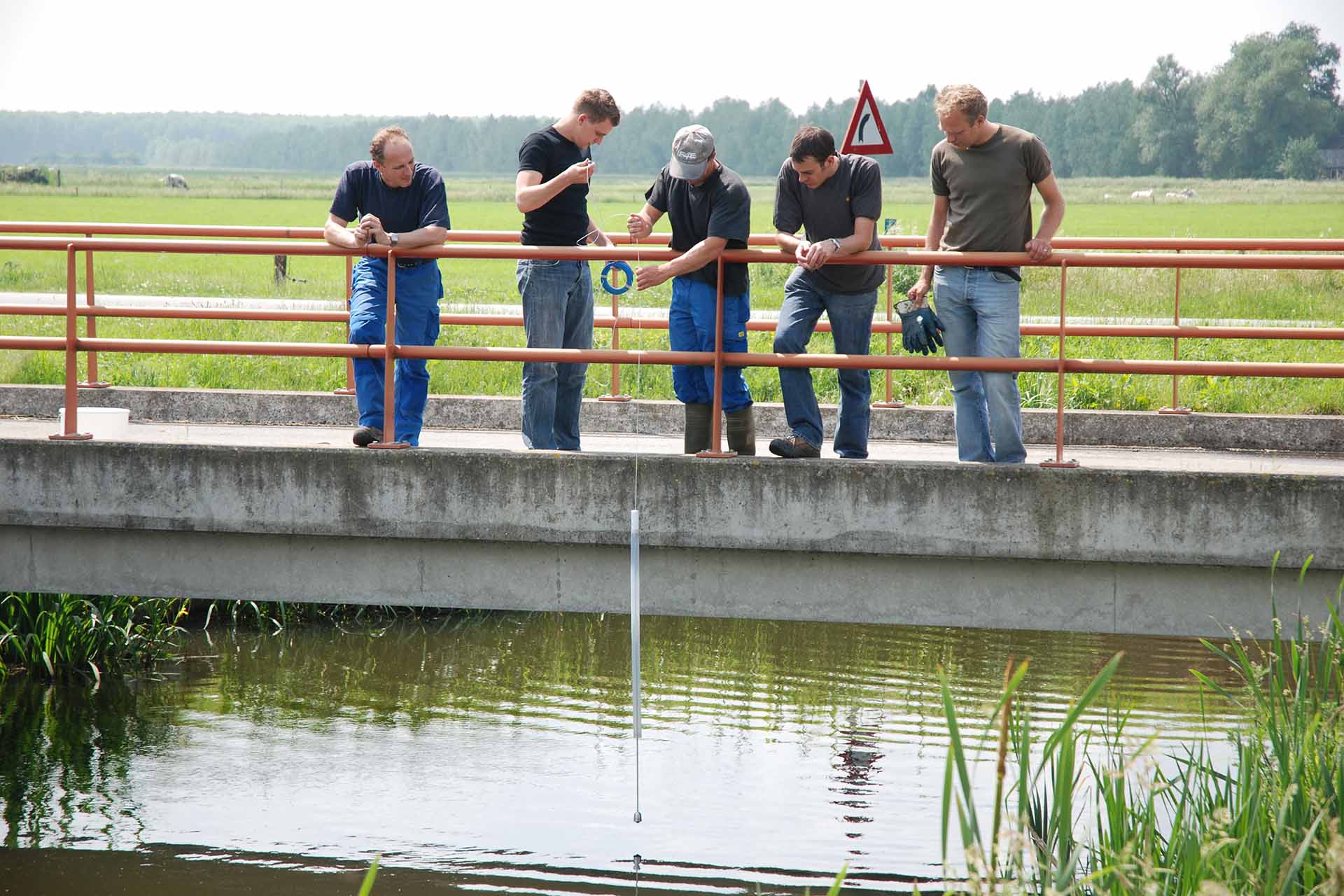 Training waterbodem beschrijven en bemonsteren van Eijkelkamp Academy